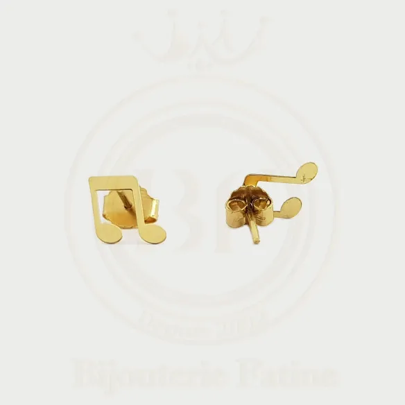 Boucles d'Oreilles Enfants magnifique en or 18 carats