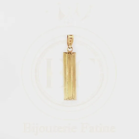 Chaîne Pendentif 179 avec un design simple et attrayant en or 18 carats